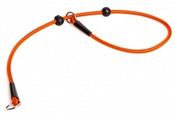 Obojek stahovací lano, 60 cm - Oranžová