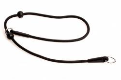 Obojek stahovací lano, 70 cm - Černá