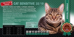 Bardog SENSITIVE Cat 32/18 Super premium 1 kg