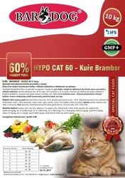 Bardog HYPO KURA Cat 60% mäsa - ZEMIAKOV 10 kg