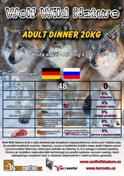 Wolf Wild NAture Adult Dinner 2kg